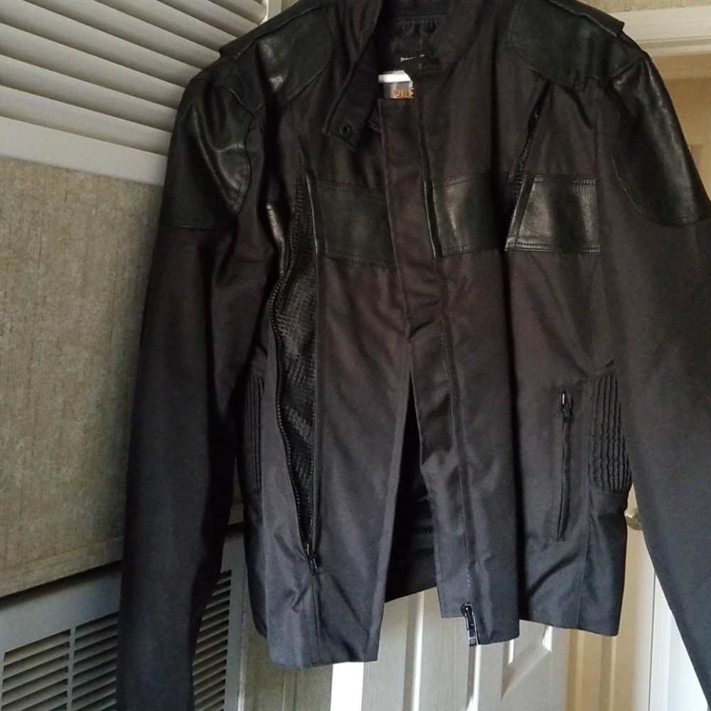 Black riding jacket